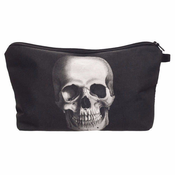 Beauty Skull Cosmetic Makeup Bag Cyber Andromeda